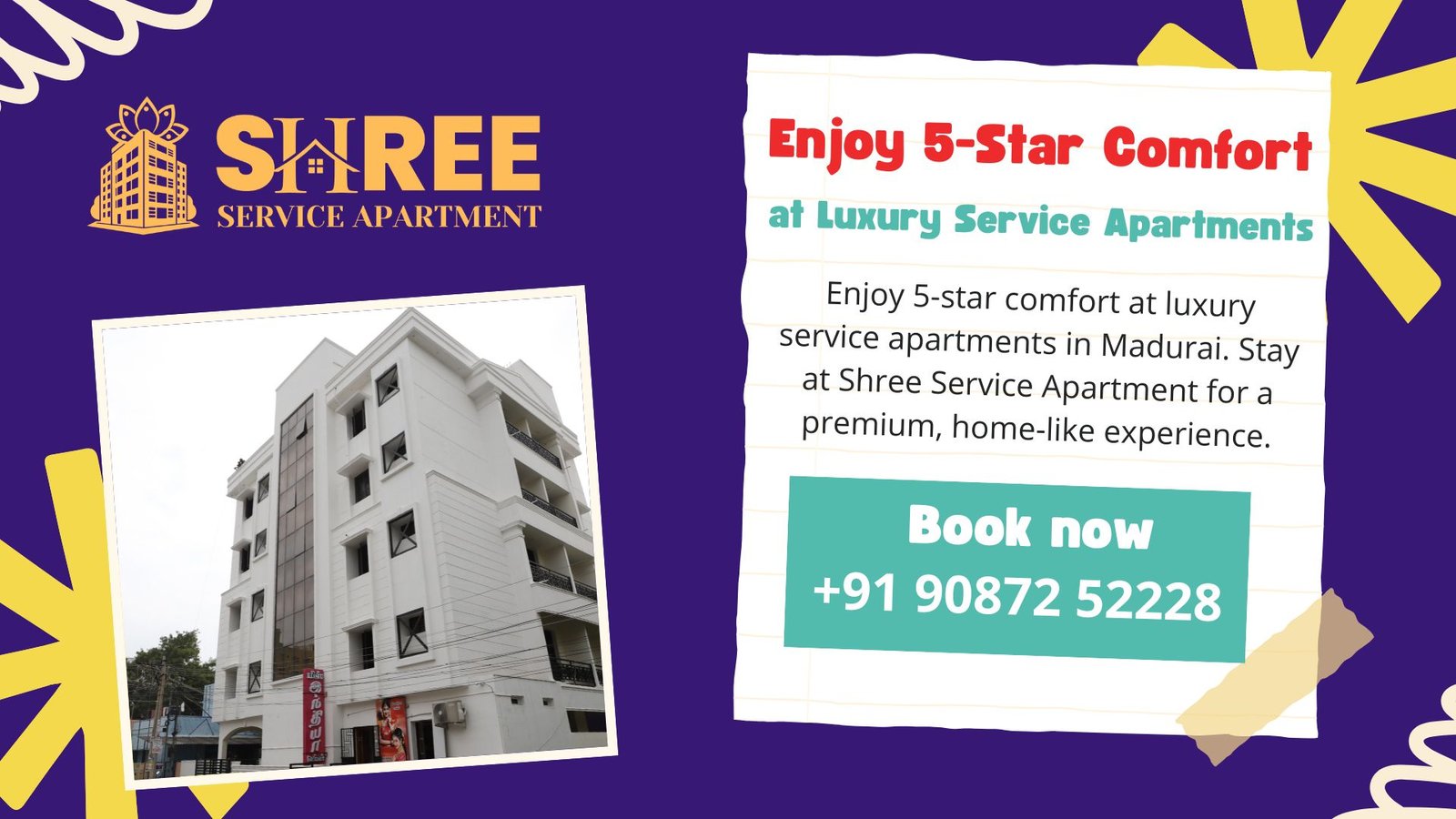 Luxury service apartments in madurai